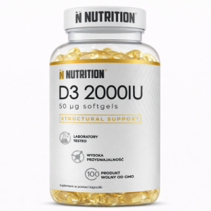 Witamina D3 2000 IU 90 kapsułek
