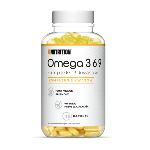 N-nutrition Kwasy Omega 3/6/9 suplement diety 100szt